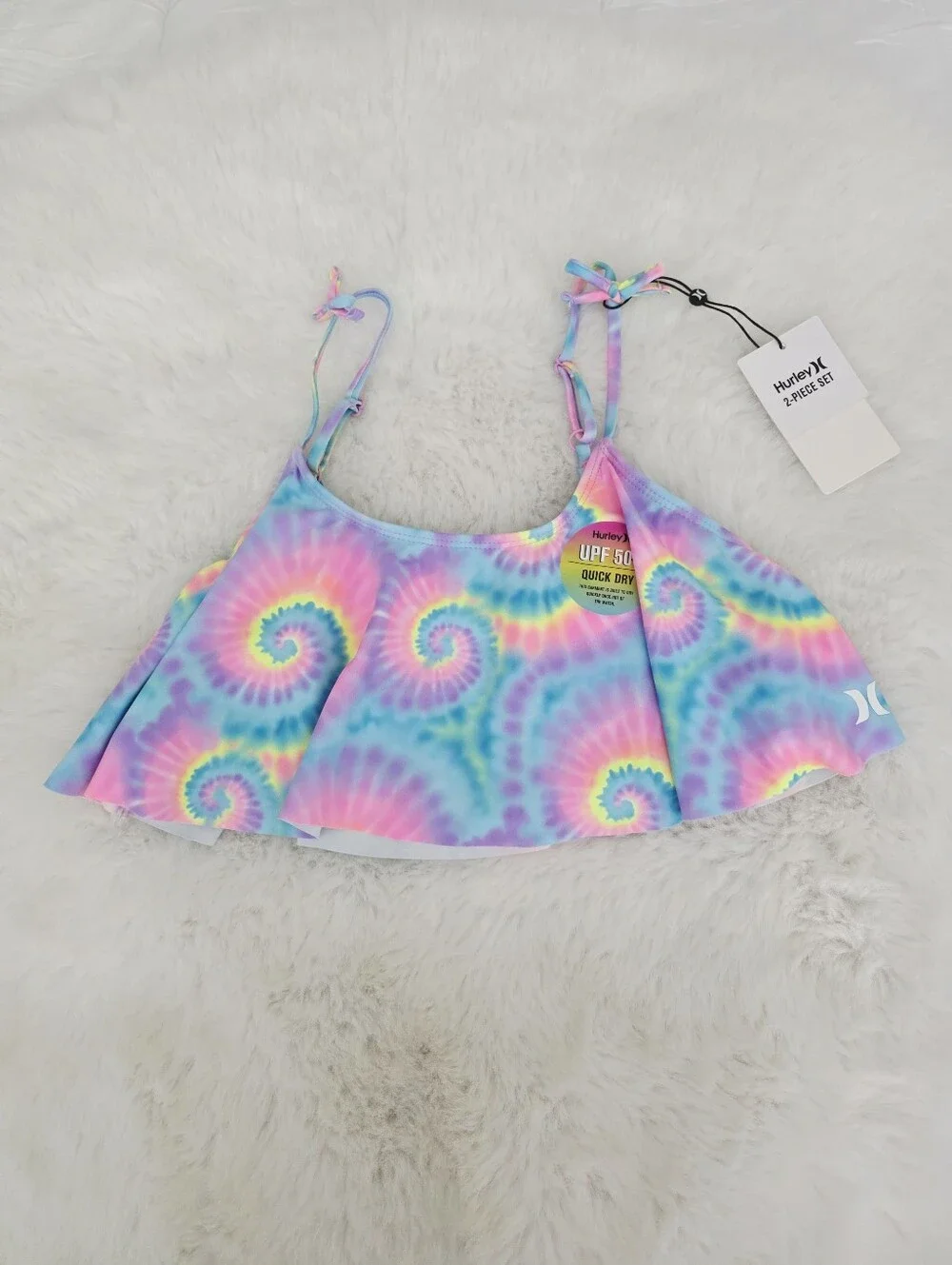 HURLEY🦄 Girls Brand New 2 Piece Swimsuit SIZE XL